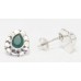 Stud Earrings Silver 925 Sterling Women Natural Onyx Gem Stone Handmade Gift E464